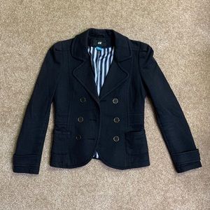 H&M military petit blazer